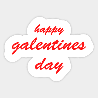 happy galentines day valentines day Sticker